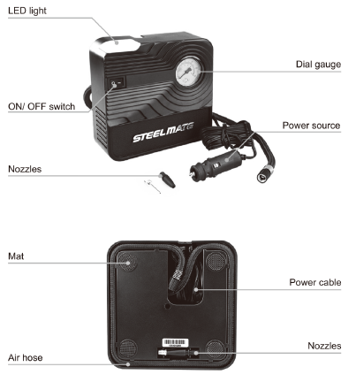 Air Compressor Box Contents