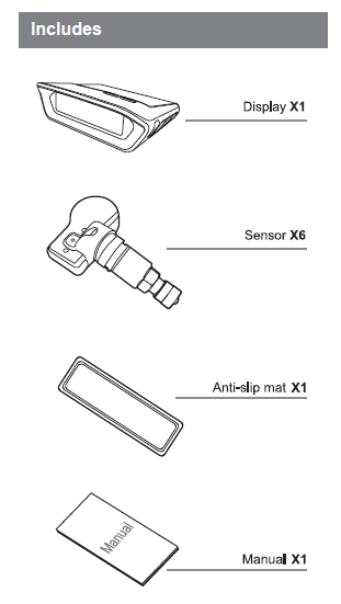 Steelmate TP-V3i Contents