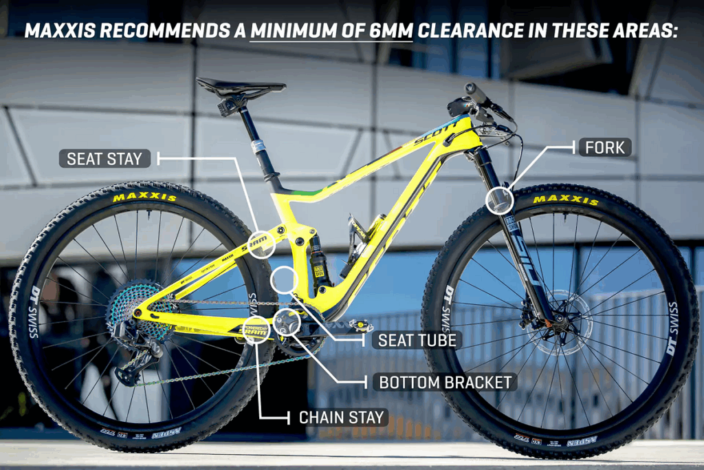 Maxxis Tyre Clearance