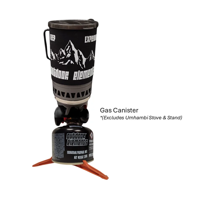 Outdoor Elements Gas Canister 230g Threaded - Image 4